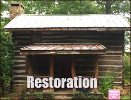 Historic Log Cabin Restoration  Wilcox County, Alabama